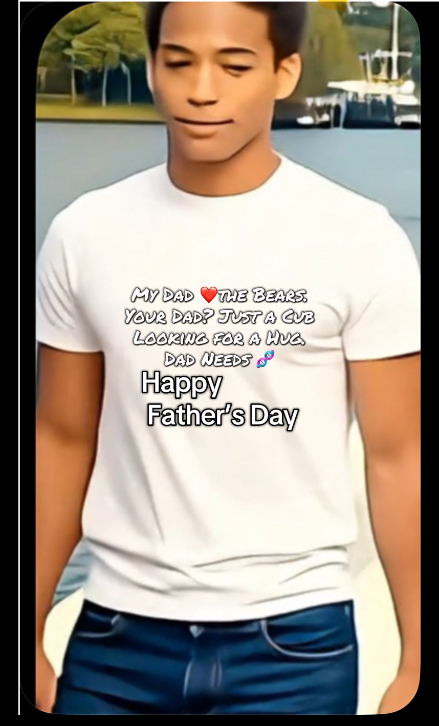 T-Shirts: ""Shop the Bio-Man collection bold hero graphics, witty Father's Day humor, and subtle emblem tees for every fan and every dad."