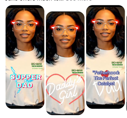 June!✨ Father’s Day  -SHOP THE COLLECTION BIO-MAN THE O.S. UNIVERSE COMIC-BOOK PROJECT!  Empowers readers STEAM Education woven in every issue & embedded in BRAND 
They Say shopping for your dad is last minute let’s show them different. Sales starts today