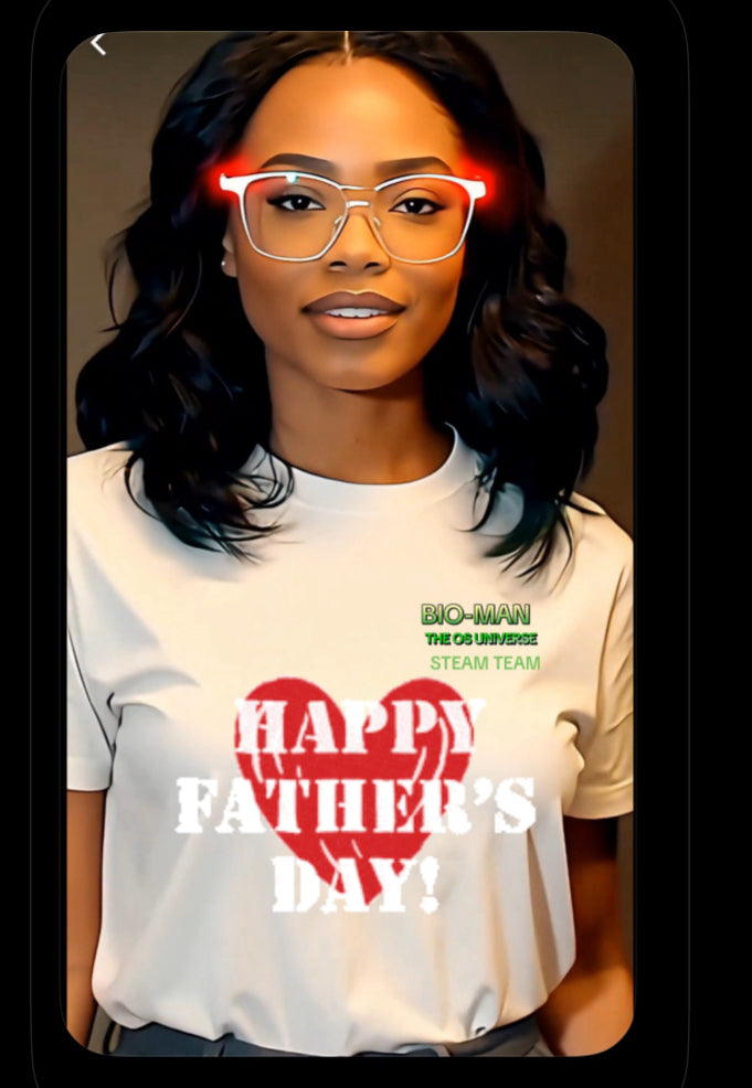 June!✨ Father’s Day  -SHOP THE COLLECTION BIO-MAN THE O.S. UNIVERSE COMIC-BOOK PROJECT!  Empowers readers STEAM Education woven in every issue & embedded in BRAND 
They Say shopping for your dad is last minute let’s show them different. Sales starts today